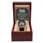 Men's Openwork Watch - I Am So Proud of You Son