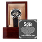 Men's Openwork Watch - I Am So Proud of You Son
