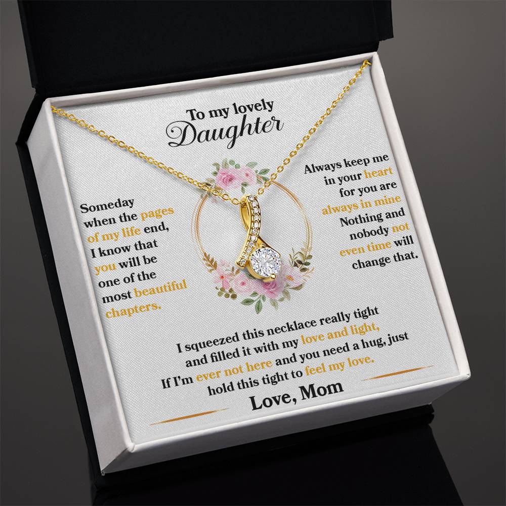 Alluring Beauty Necklace (Yellow & White Gold Variants) for My Lovely Daughter