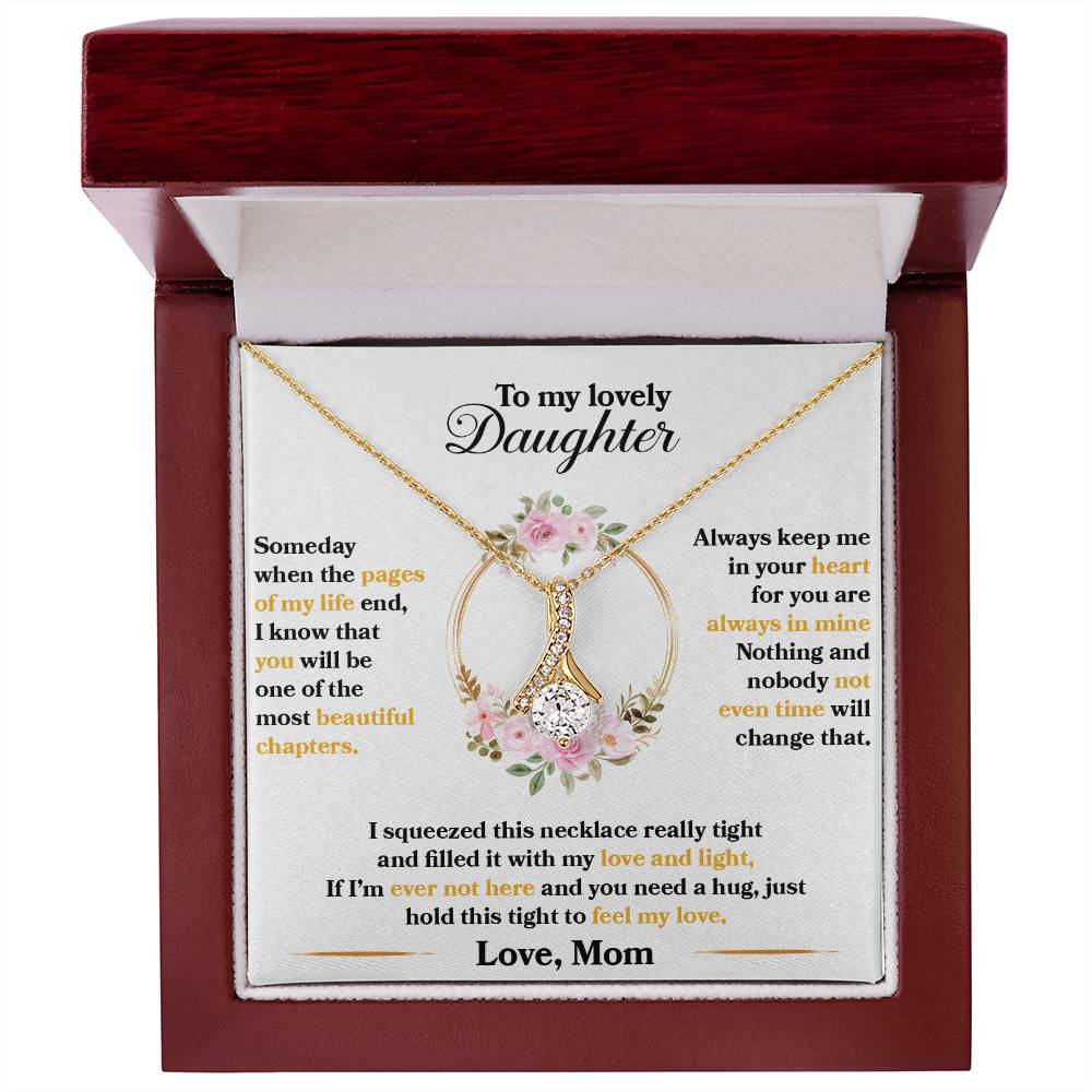 Alluring Beauty Necklace (Yellow & White Gold Variants) for My Lovely Daughter