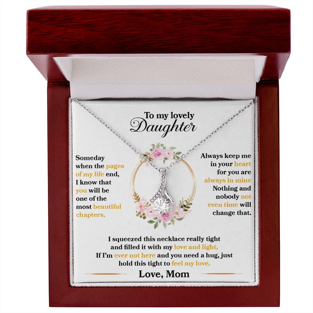 Alluring Beauty Necklace (Yellow & White Gold Variants) for My Lovely Daughter