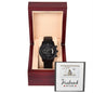 Black Chronograph Watch - My Husband My Love