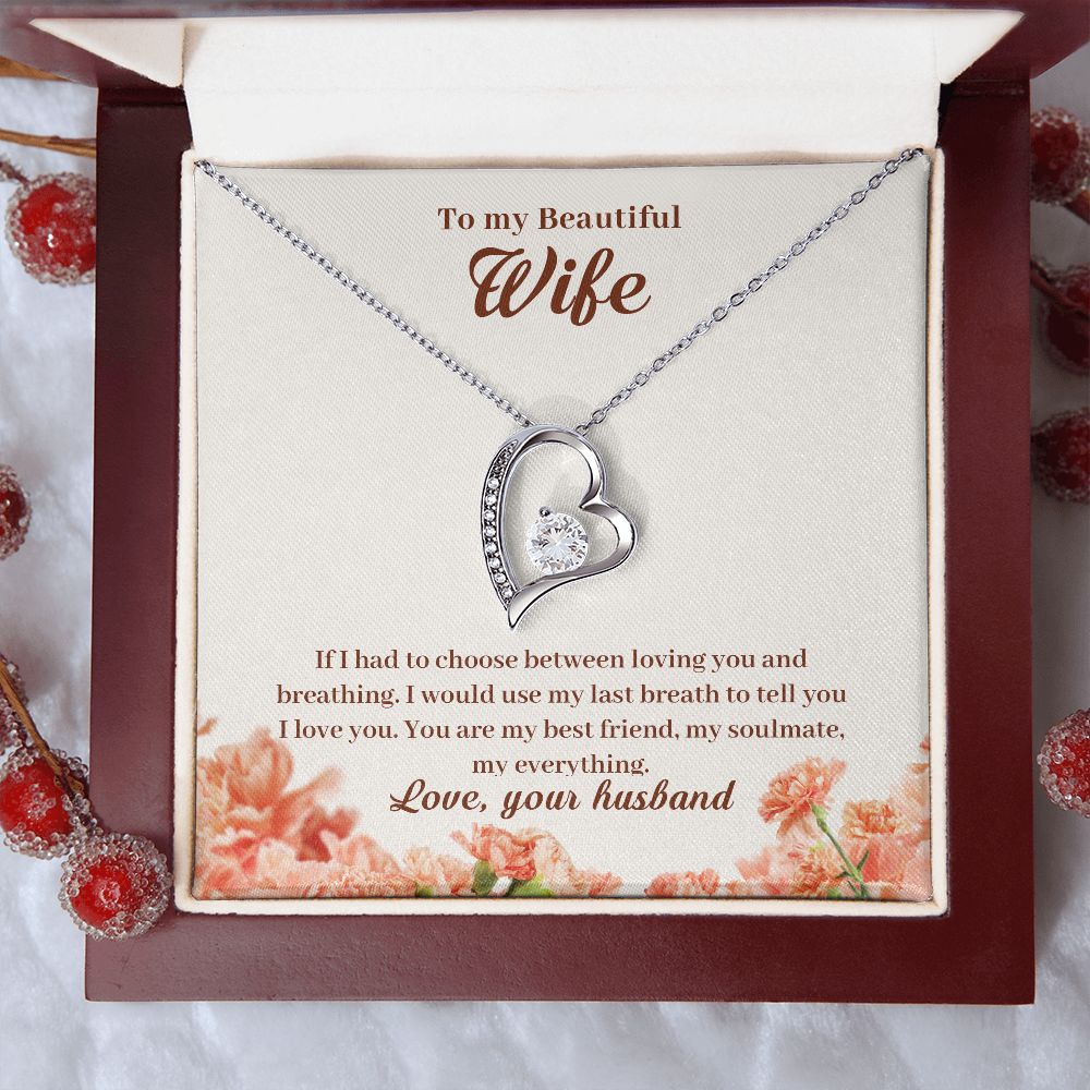 Forever Love Necklace To My Beautiful Wife