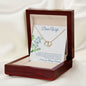 Everlasting Love Necklace (With message to Dear Wife -I Love You Always and Forever)