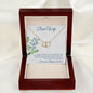 Everlasting Love Necklace (With message to Dear Wife -I Love You Always and Forever)