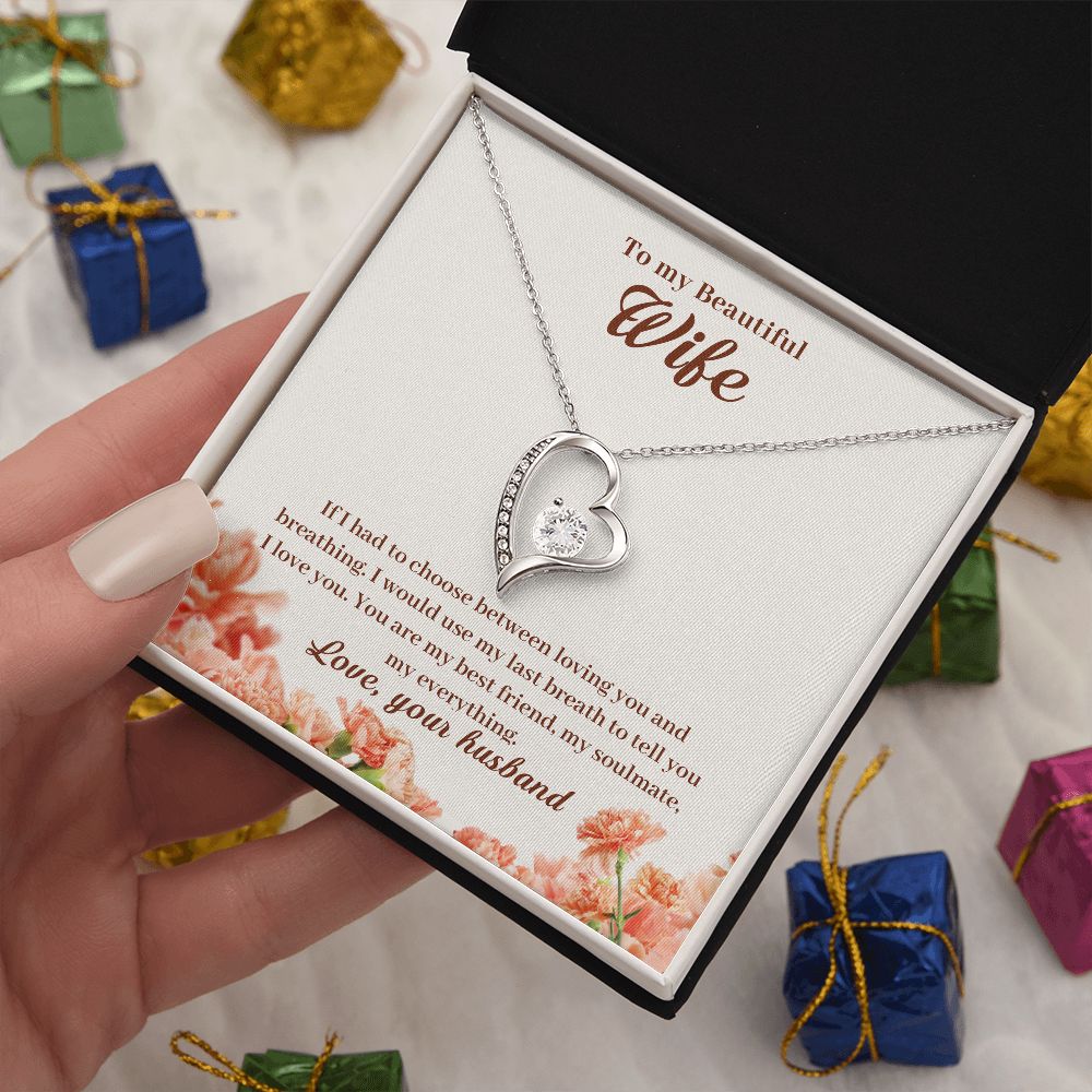 Forever Love Necklace To My Beautiful Wife