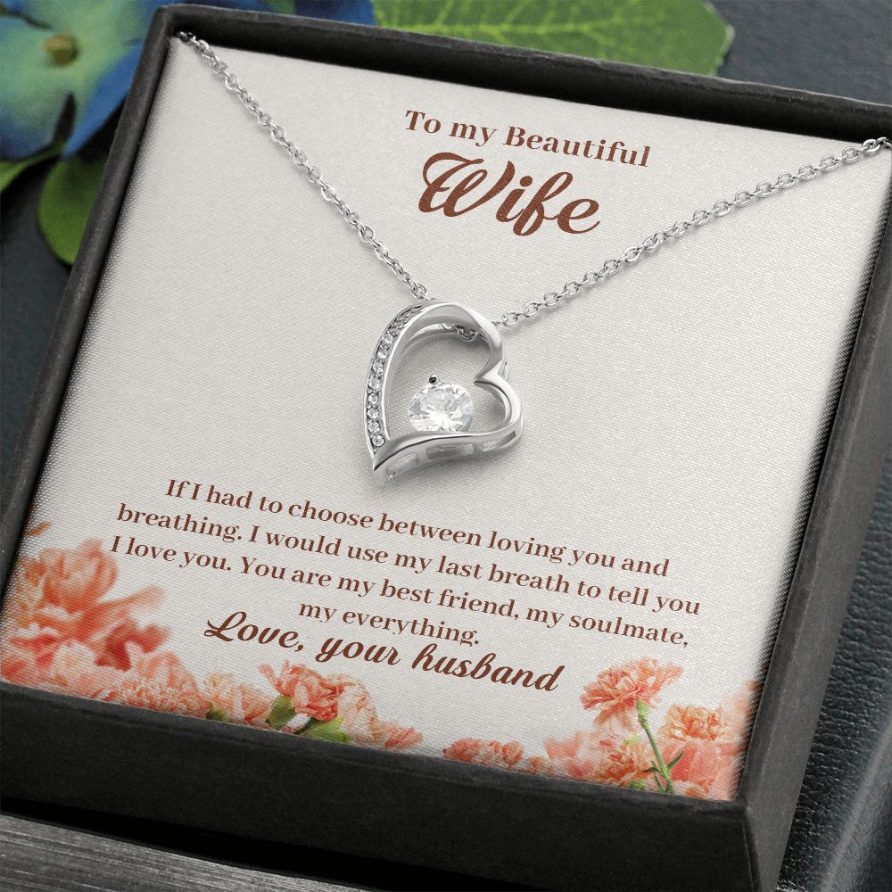 Forever Love Necklace To My Beautiful Wife