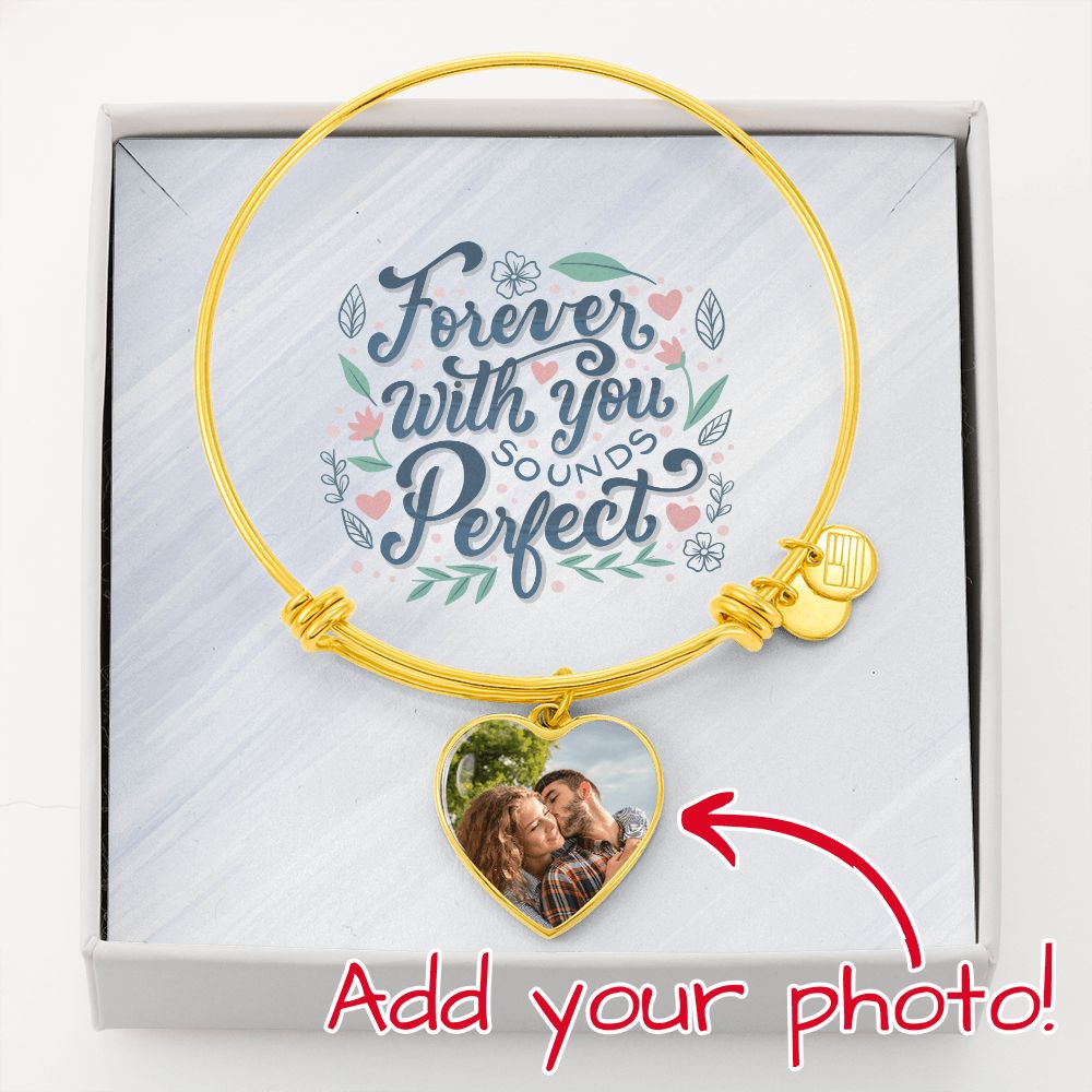 Forever With You Heart Bangle