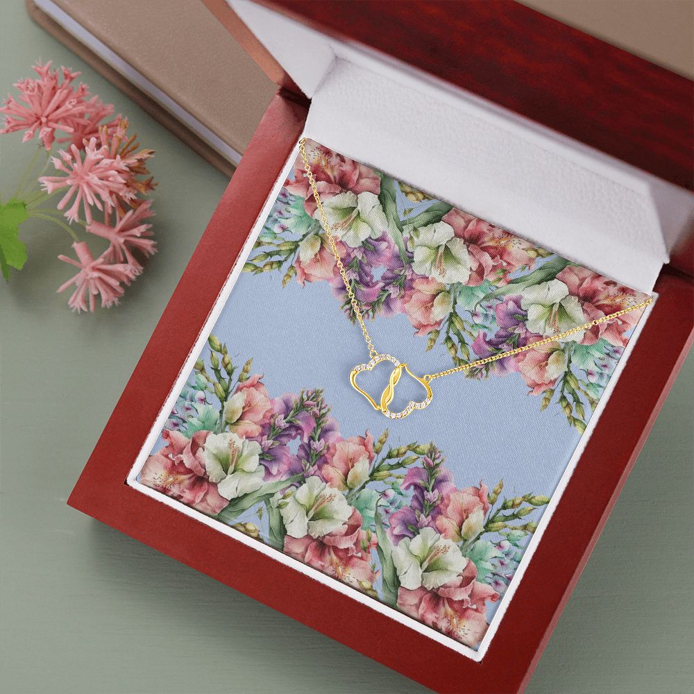 Everlasting Love (with Horizontal Gladiolus message card) 