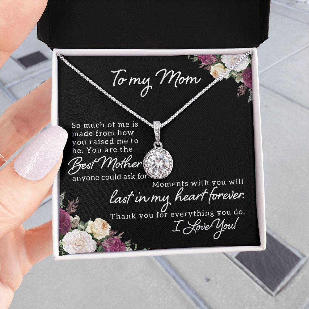 Eternal Hope Necklace (with message for Mom - I Love You)