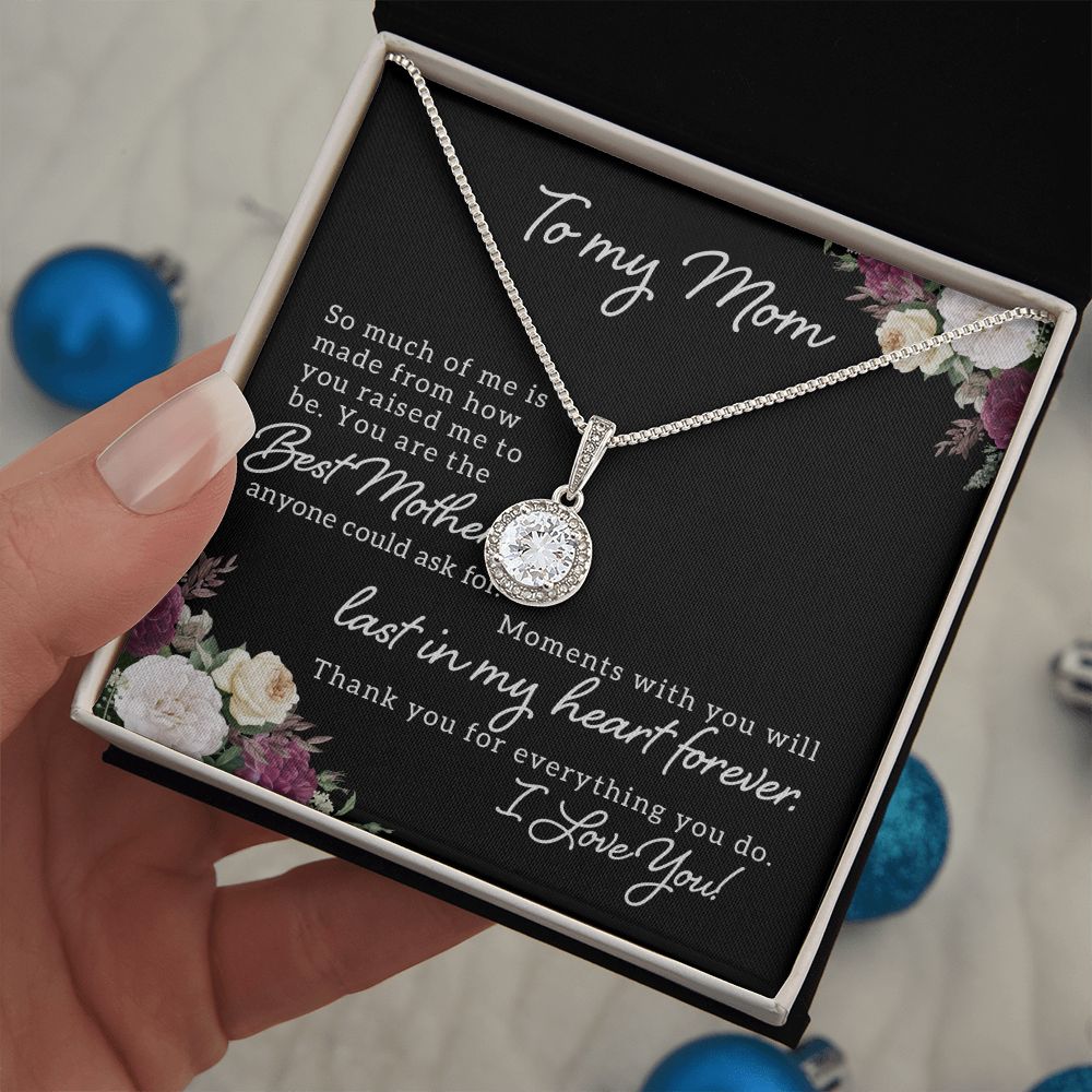Eternal Hope Necklace (with message for Mom - I Love You)