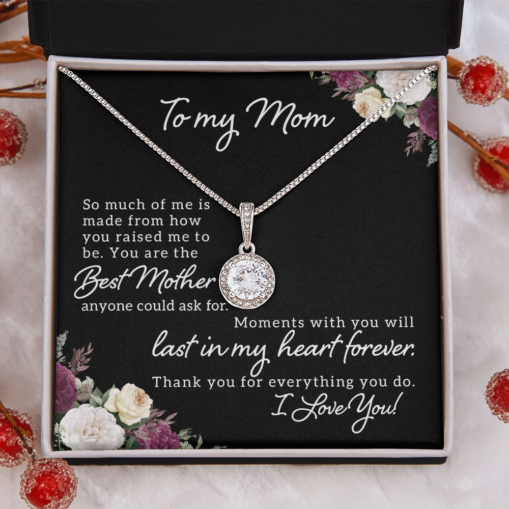 Eternal Hope Necklace (with message for Mom - I Love You)