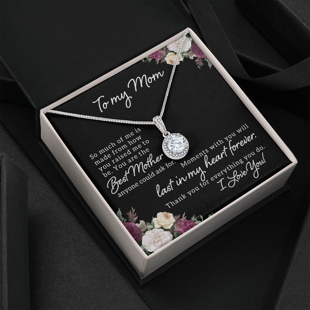 Eternal Hope Necklace (with message for Mom - I Love You)