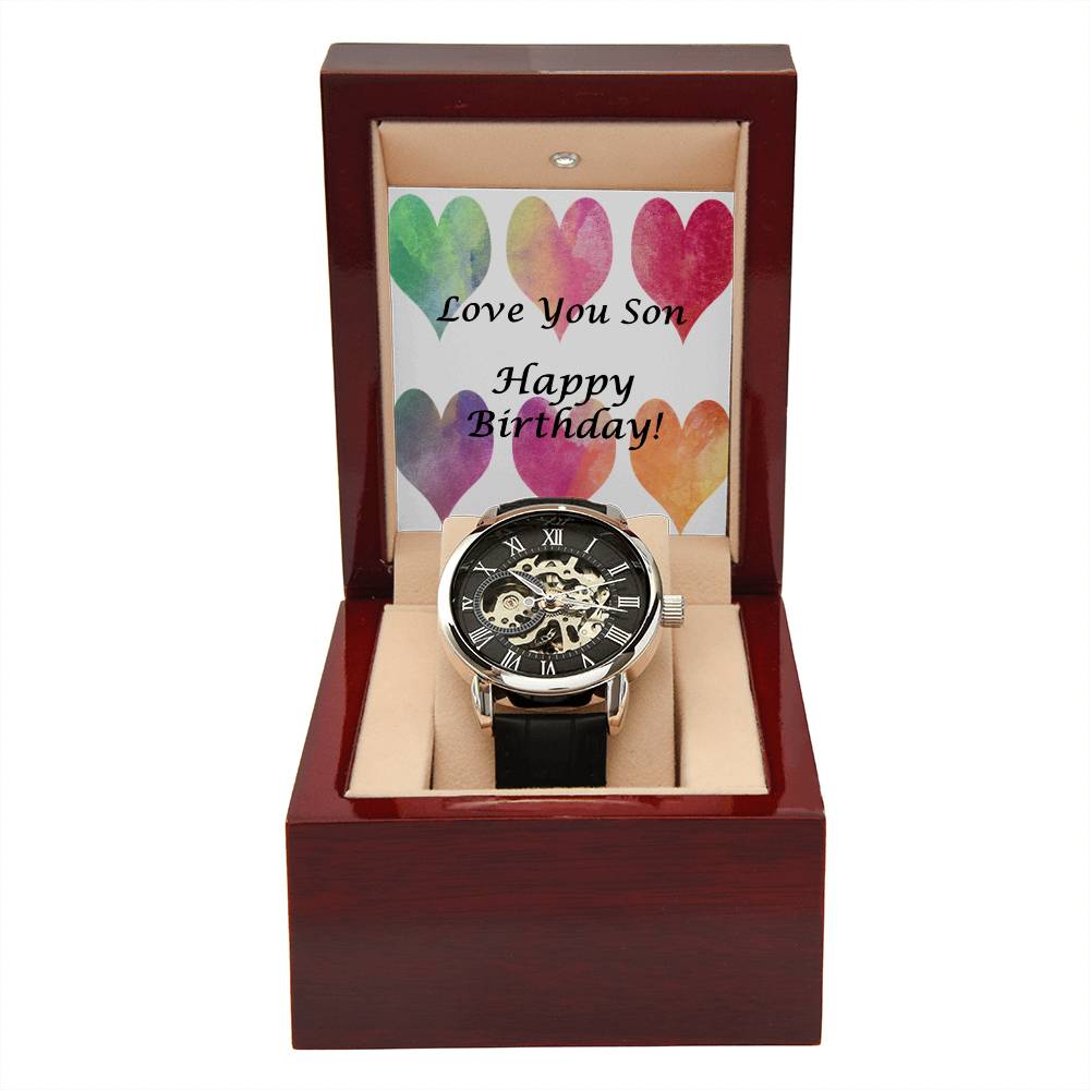 Men's Openwork Watch - for Son's Birthday