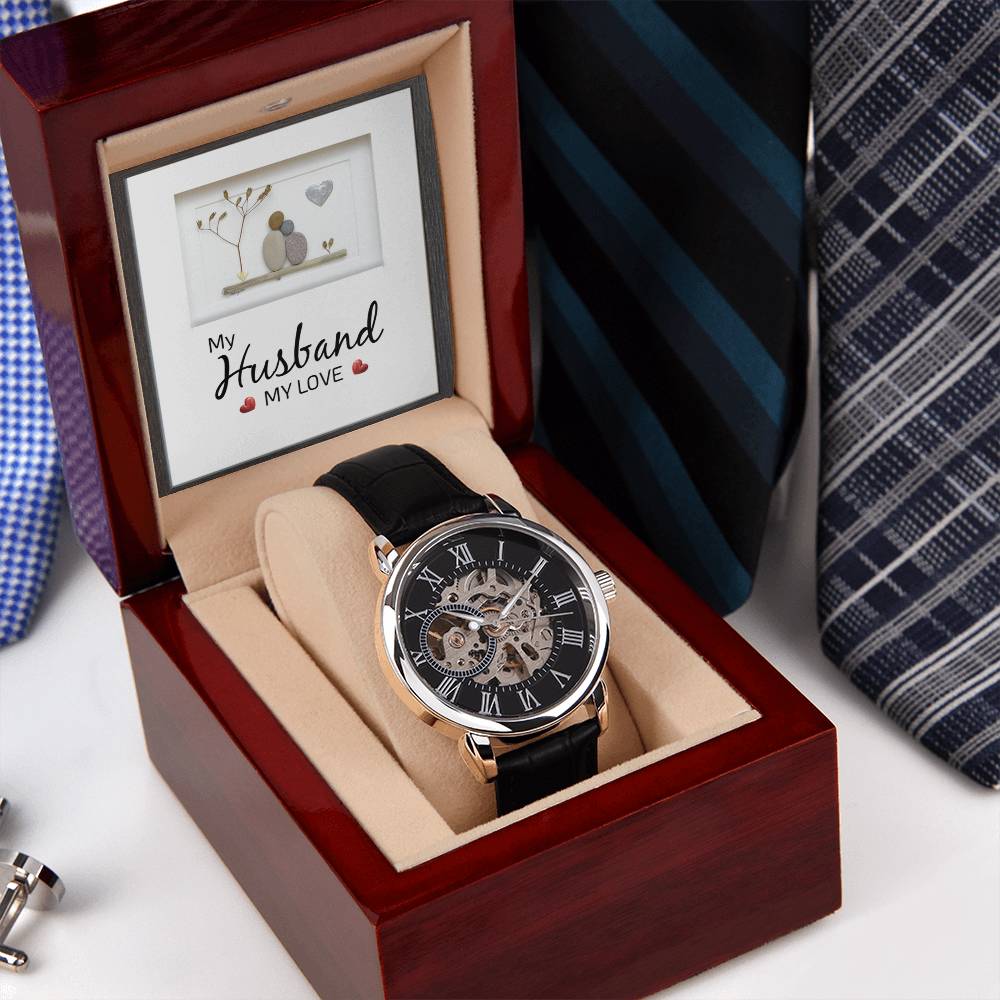Men's Openwork Watch -My Husband My Love