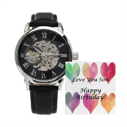 Men's Openwork Watch - for Son's Birthday