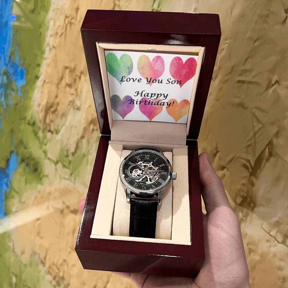 Men's Openwork Watch - for Son's Birthday