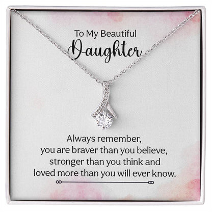 Alluring Beauty Necklace (Yellow & White Gold Variants) for Daughter