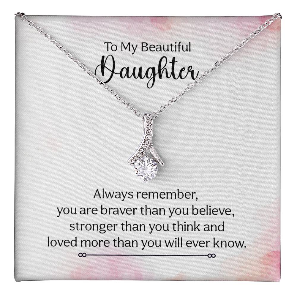 Alluring Beauty Necklace (Yellow & White Gold Variants) for Daughter