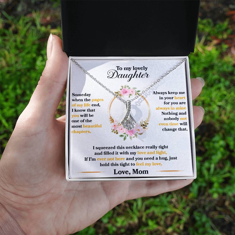 Alluring Beauty Necklace (Yellow & White Gold Variants) for My Lovely Daughter