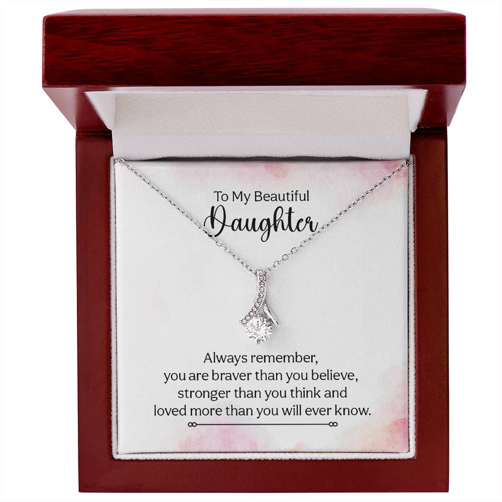 Alluring Beauty Necklace (Yellow & White Gold Variants) for Daughter