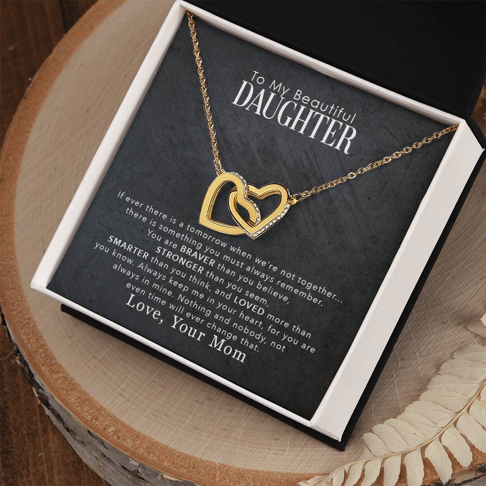 Interlocking Hearts Necklace (Yellow & White Gold Variants) for My Daughter