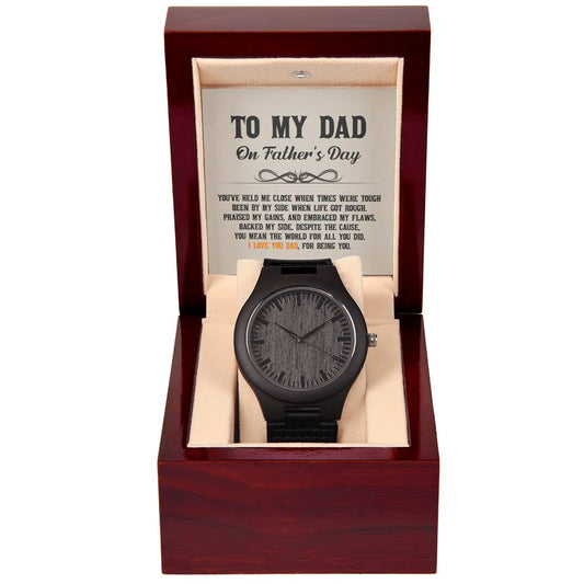 Wooden Watch - For Dad On Father's Day