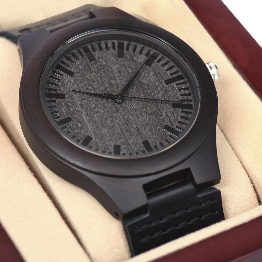 Wooden Watch  - My husband My Love