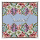 Personalized Name Necklace (with horizontal Galdiolus flowers card) 