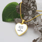 Heart Pendant: with Snake Chain (My Love For You Is Forever)