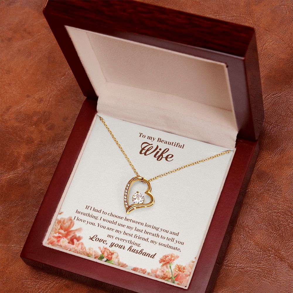 Forever Love Necklace To My Beautiful Wife
