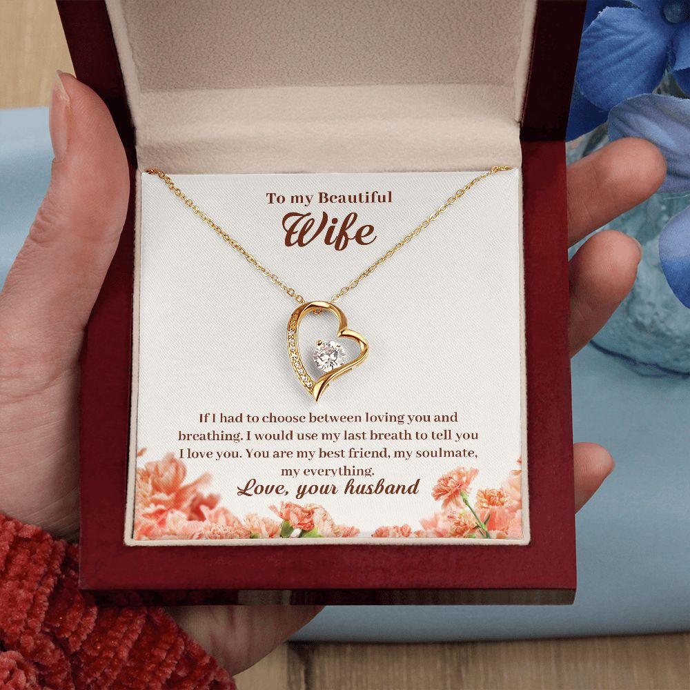 Forever Love Necklace To My Beautiful Wife
