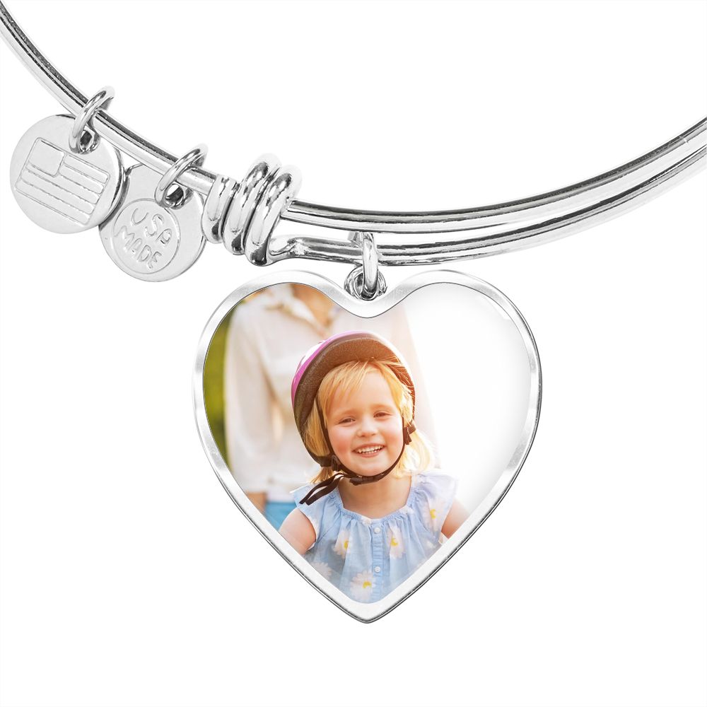 Custom Heart Bangle