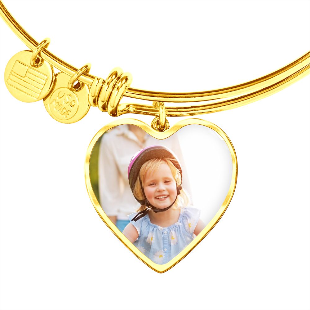 Custom Heart Bangle