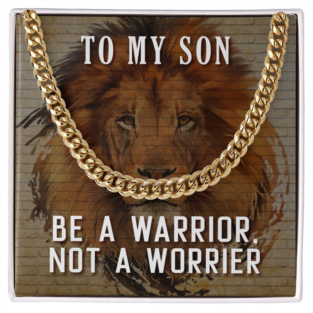 Cuban Link Chain For Son