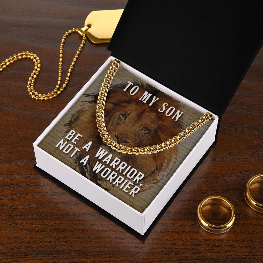 Cuban Link Chain For Son