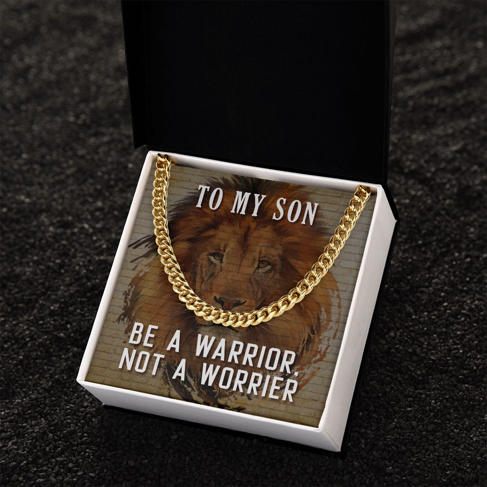 Cuban Link Chain For Son