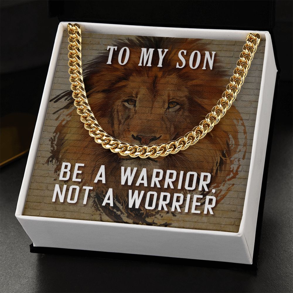 Cuban Link Chain For Son