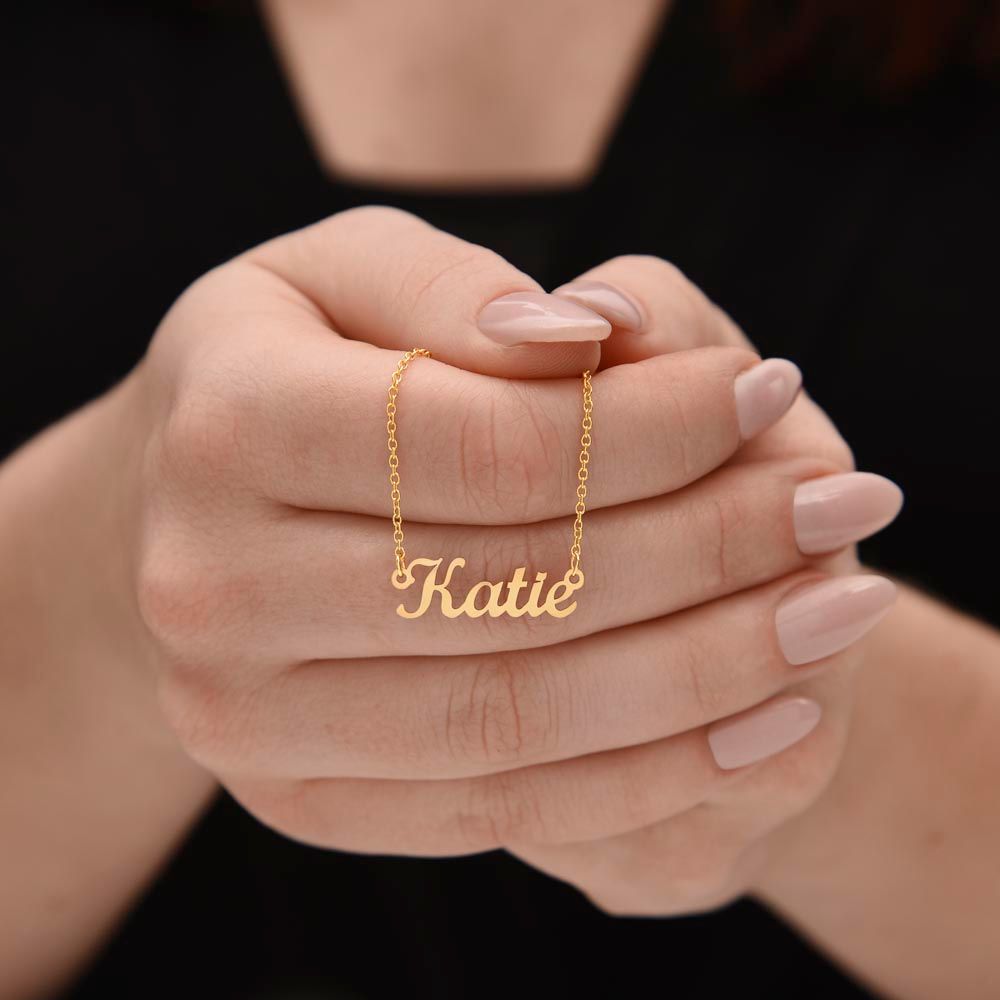 Custom Name Necklace (No Message Card)
