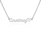 Personalized Heart Name Necklace (no message card)