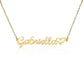 Personalized Heart Name Necklace (no message card)