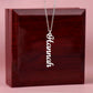 Personalized Vertical Name Necklace (no message card)
