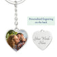 Drive Safe Personalized Heart Keychain For Love